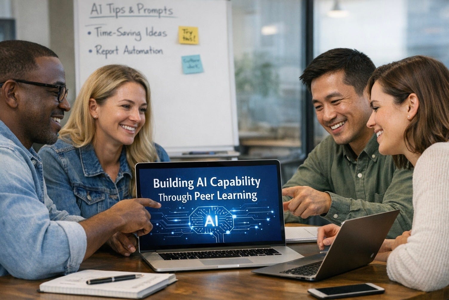 Building AI Capability Through Peer Learning