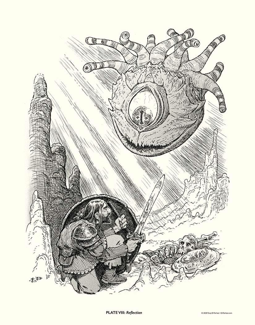 Rediscovered Realms The Beholder: D&D Classic Monster - by J.Q. Graziano