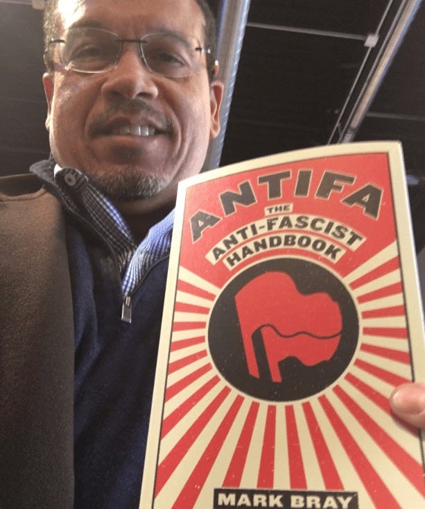 May be an image of text that says 'NTIFA ASCIST THE ANTI-EME ANTI- WANDBOOK ANDBOOK MARK BRAY'