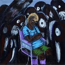 Social Anxiety Painting by Marla ... Social Anxiety Painting by Marla ...