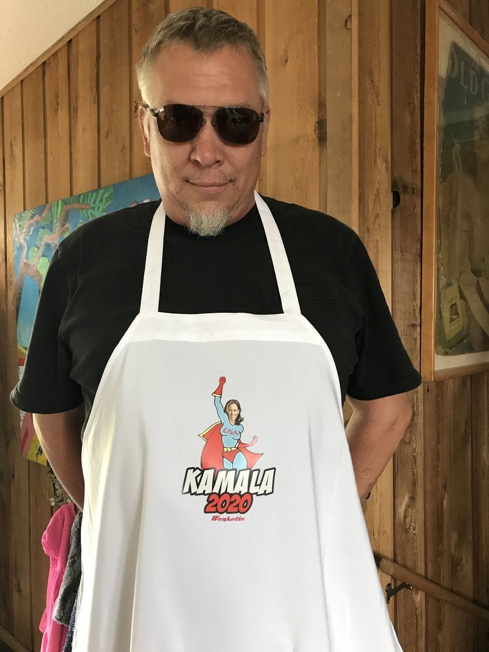 Kamala superhero apron Kamala superhero apron