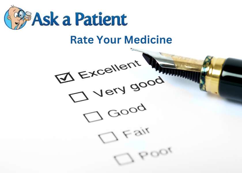Rate your medicine at askapatient.com Rate your medicine at askapatient.com