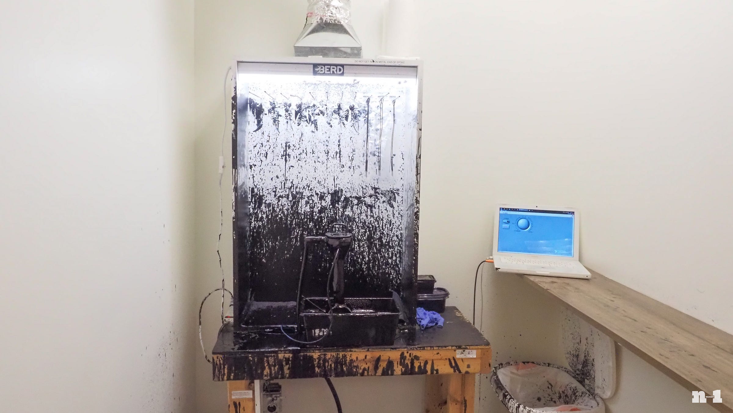 Berd Spokes dyeing station