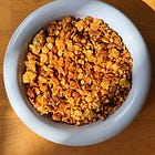 salted banana buckwheat granola