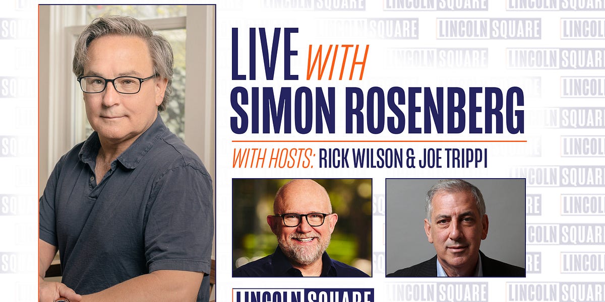 Simon Rosenberg Live with Simon Rosenberg
