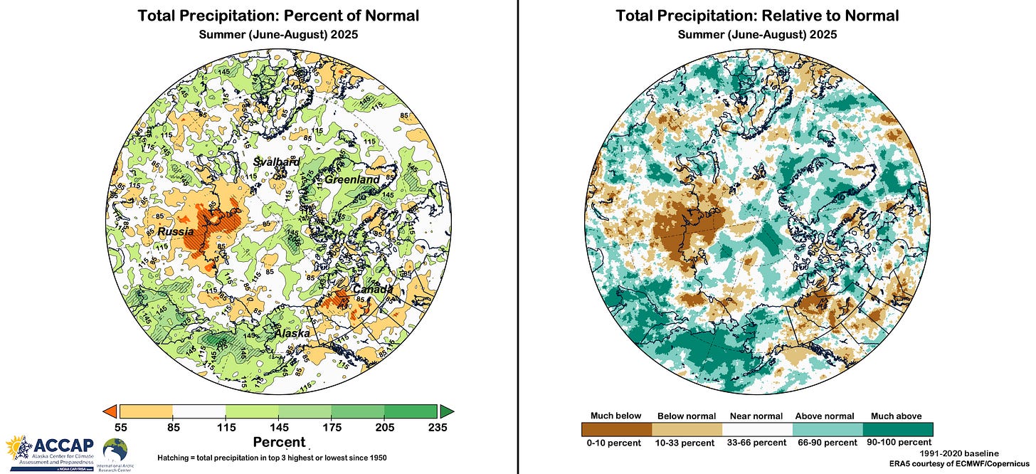 Arctic Summer 2025 Climate Summary - by Rick Thoman