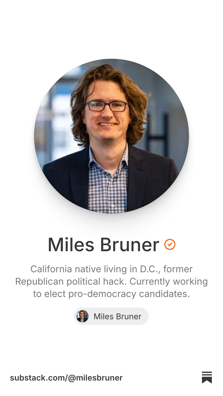 Miles Bruner | Substack