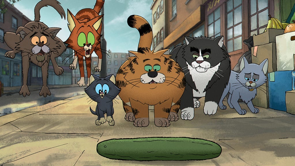 Latest information about the new animated comedy from Ricky Gervais, Alley Cats, coming to Netflix in August.