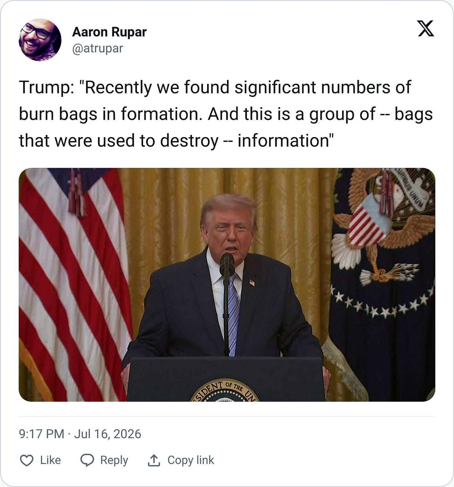 Tweet screenshot