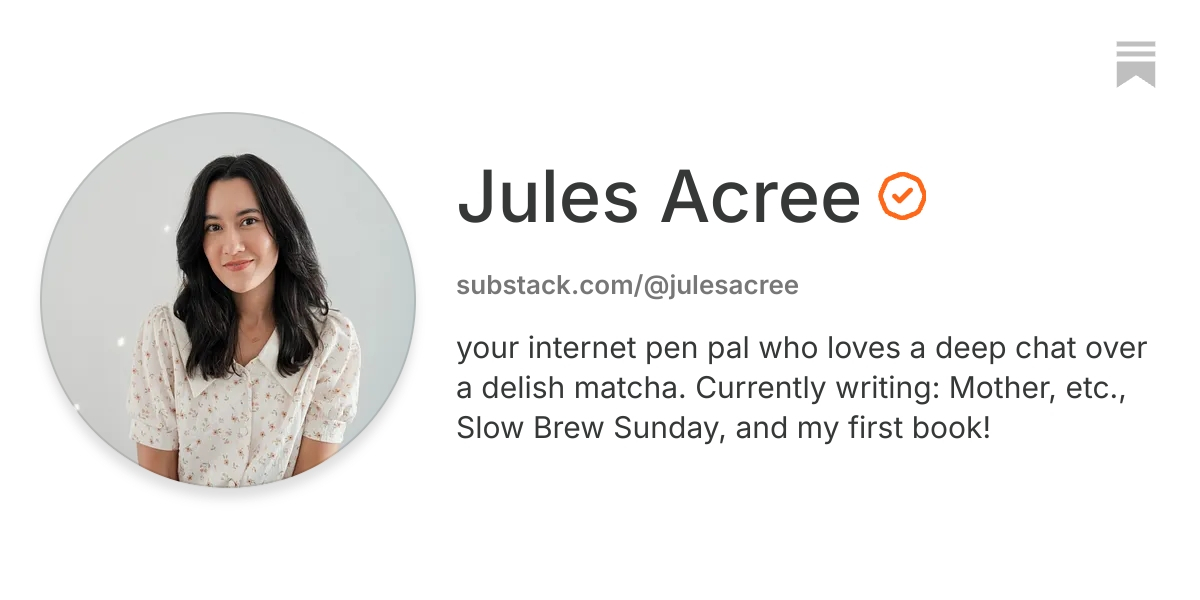 Jules Acree | Substack