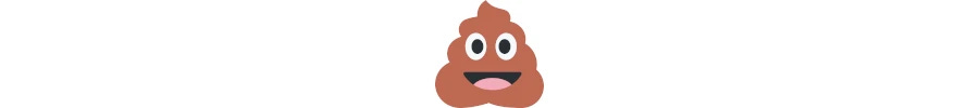 A small "pile of poo" emoji, which really doesn't resemble Kin no unko at all.