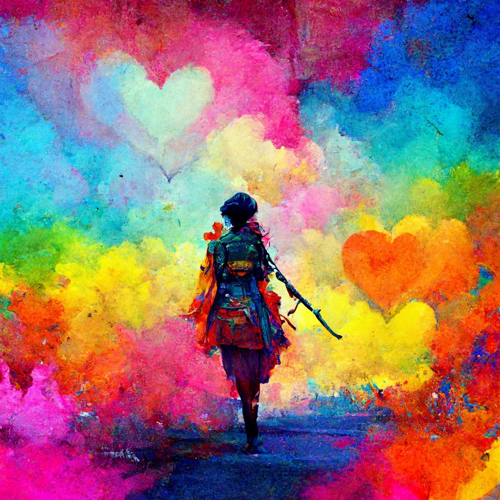 Rainbow Love Warrior