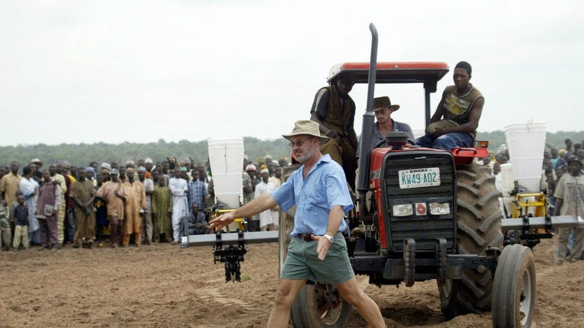 White Zimbabwean farmers have cultivated successful new farms in Nigeria. White Zimbabwean farmers have cultivated successful new farms in Nigeria.