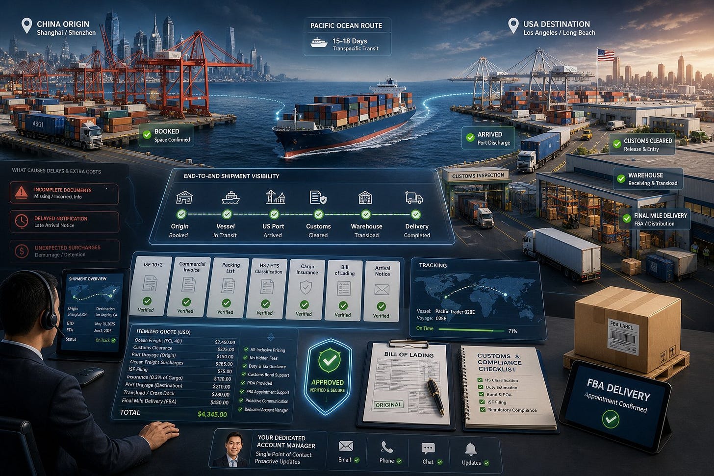 China to USA Freight Forwarders Reliability Signs China to USA Freight Forwarders Reliability Signs