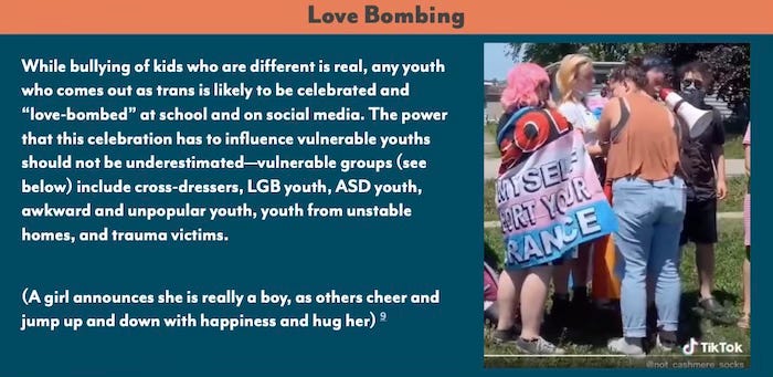 A girk is love bombed at school after coming out as trans with a megaphone.