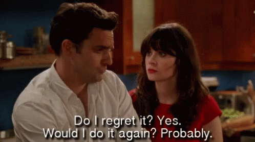 Miller New Girl GIF - Miller New Girl Regret GIFs
