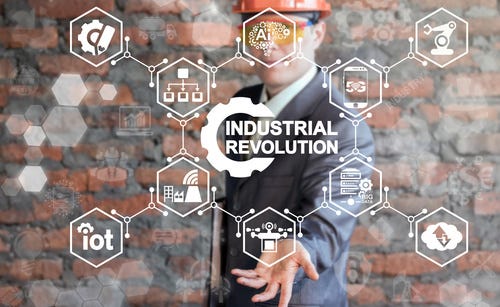 Industrial Revolution IT Integration Smart Manufacturing Innovat Industrial Revolution IT Integration Smart Manufacturing Innovat