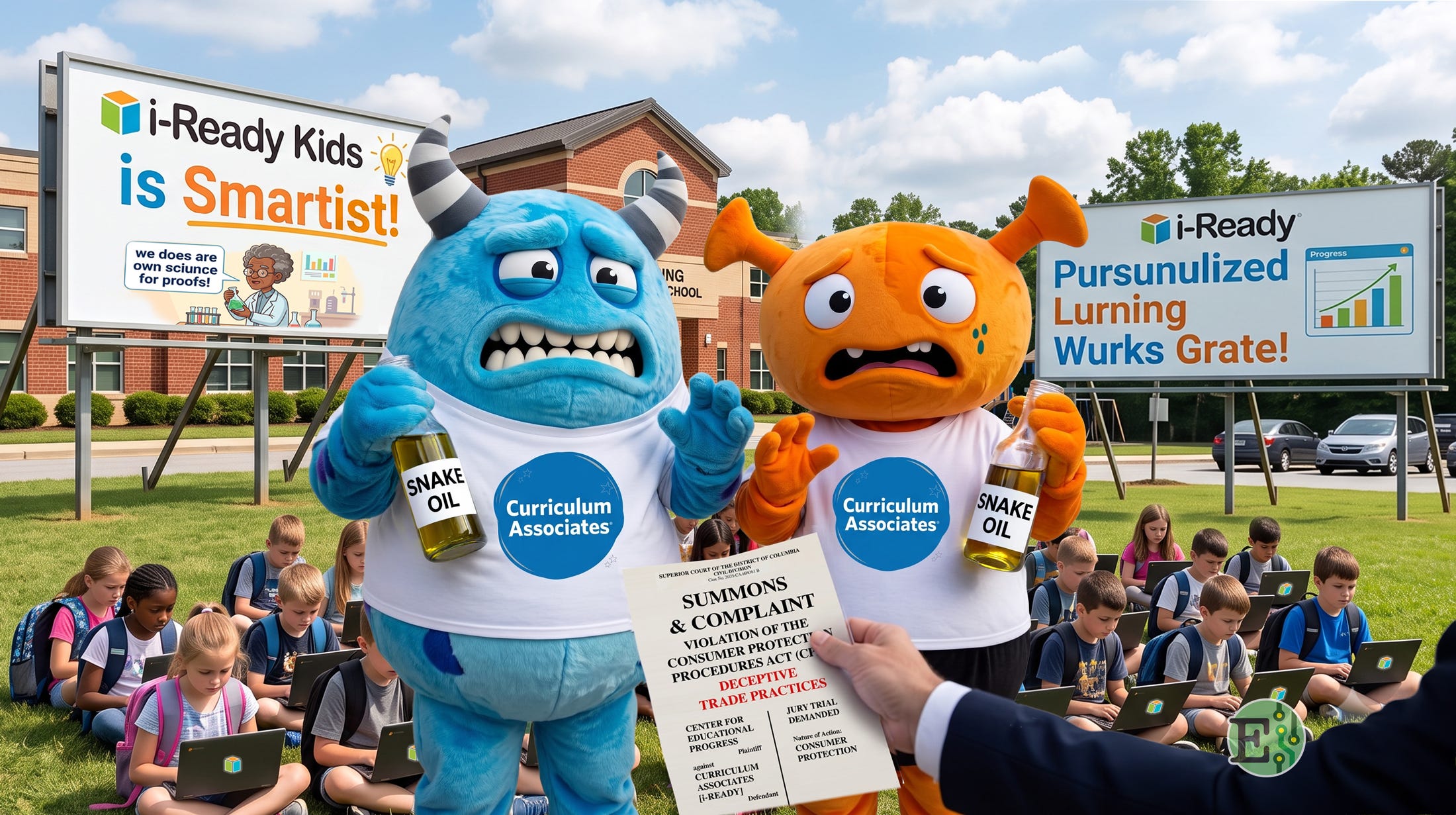 i-Ready sued for false advertising & deceptive trade practices makes Snargg and Plory sads! By John Allen Wooden i-Ready sued for false advertising & deceptive trade practices makes Snargg and Plory sads! By John Allen Wooden