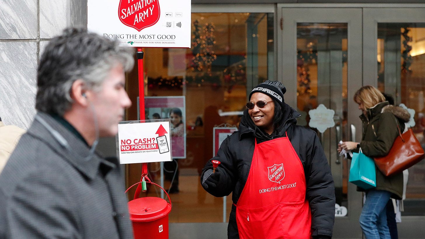 No Cash? Salvation Army Now Accepting Mobile Donations | Chicago News | WTTW
