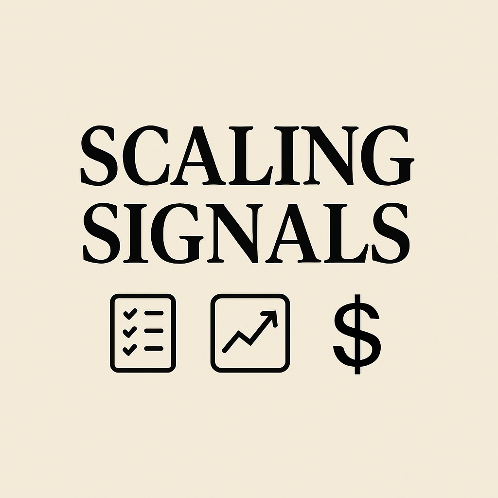 Scaling Signals