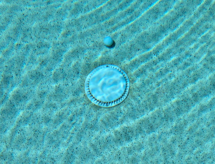 Per Lorentzen's swimming pool on May 24, 2025. (COURTESY)