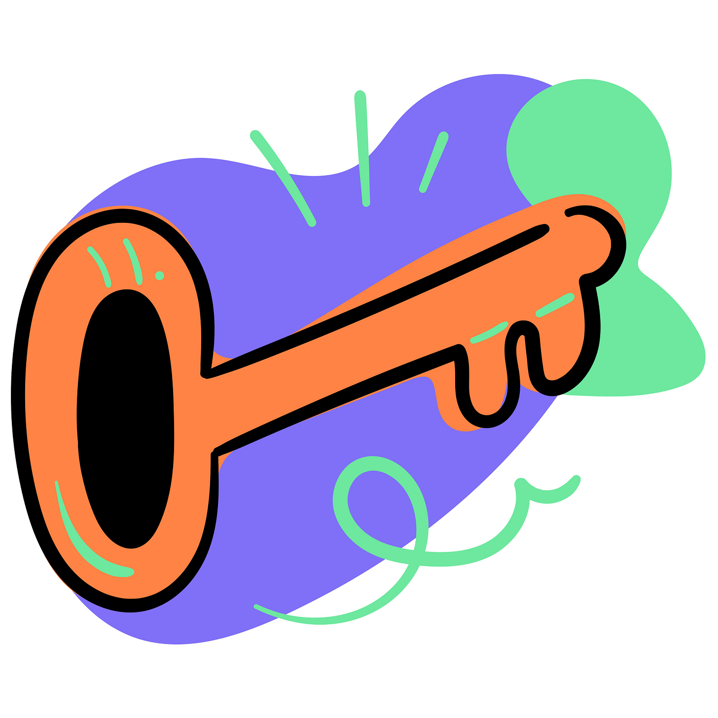 a bronze key that leads to a freebie
