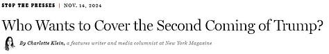 Religious headlines of Trump and Memes - Second Coming