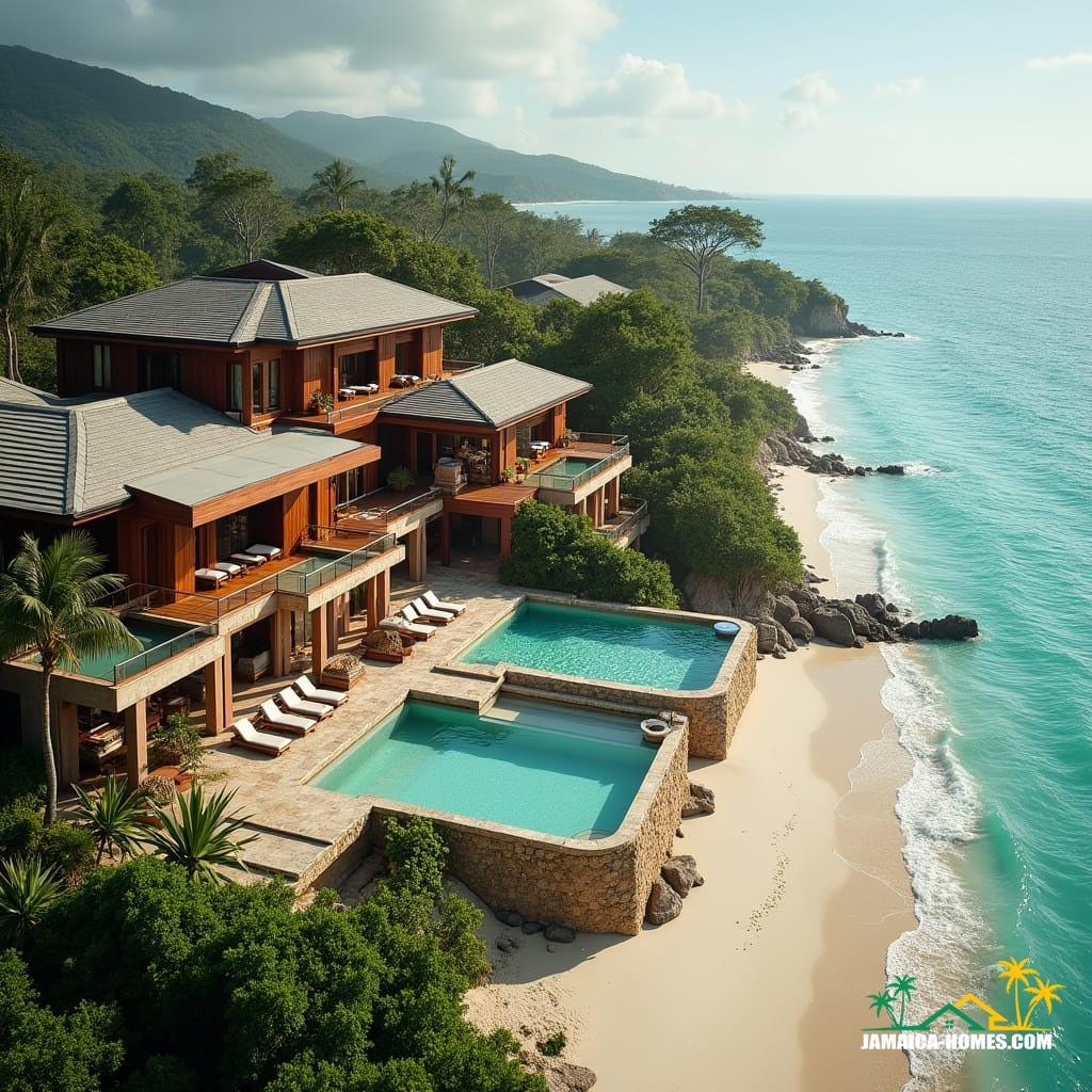 Design of a beachfront condominium complex in Treasure Beach, Jamaica, with a laid-back vibe that reflects the coastal lifestyle
