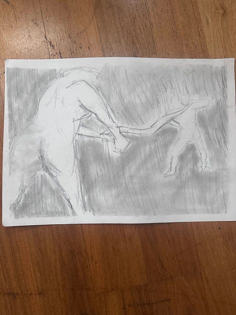 Sketches from life drawing