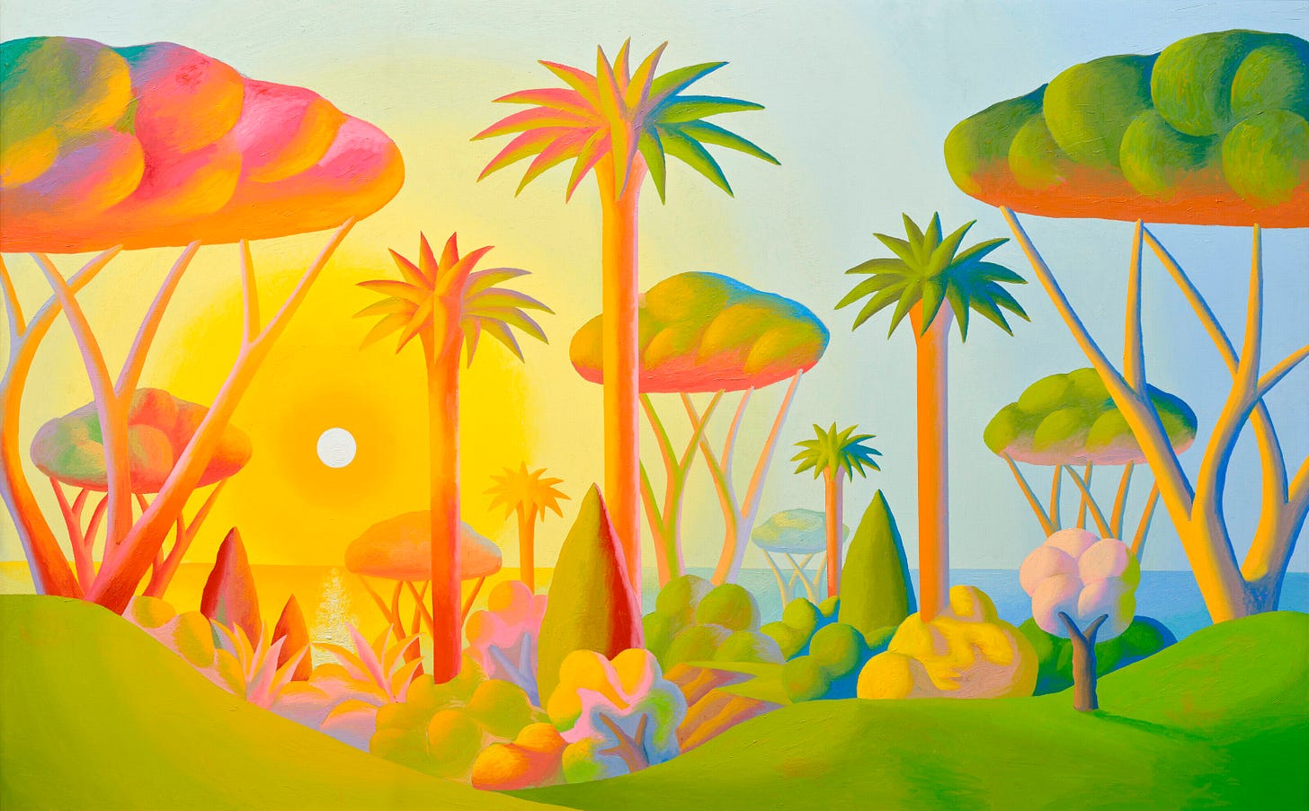 Salvo, Il Mattino, 1994, morning landscape, the artist's auction record
