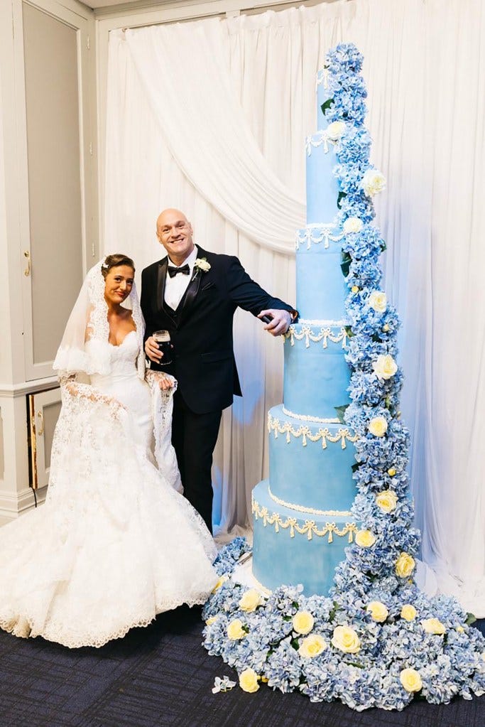 Inside Venezuela Fury's glam wedding - 'big softie' Tyson's emotional ...