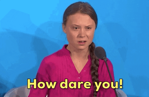 How Dare You Greta GIF How Dare You Greta GIF