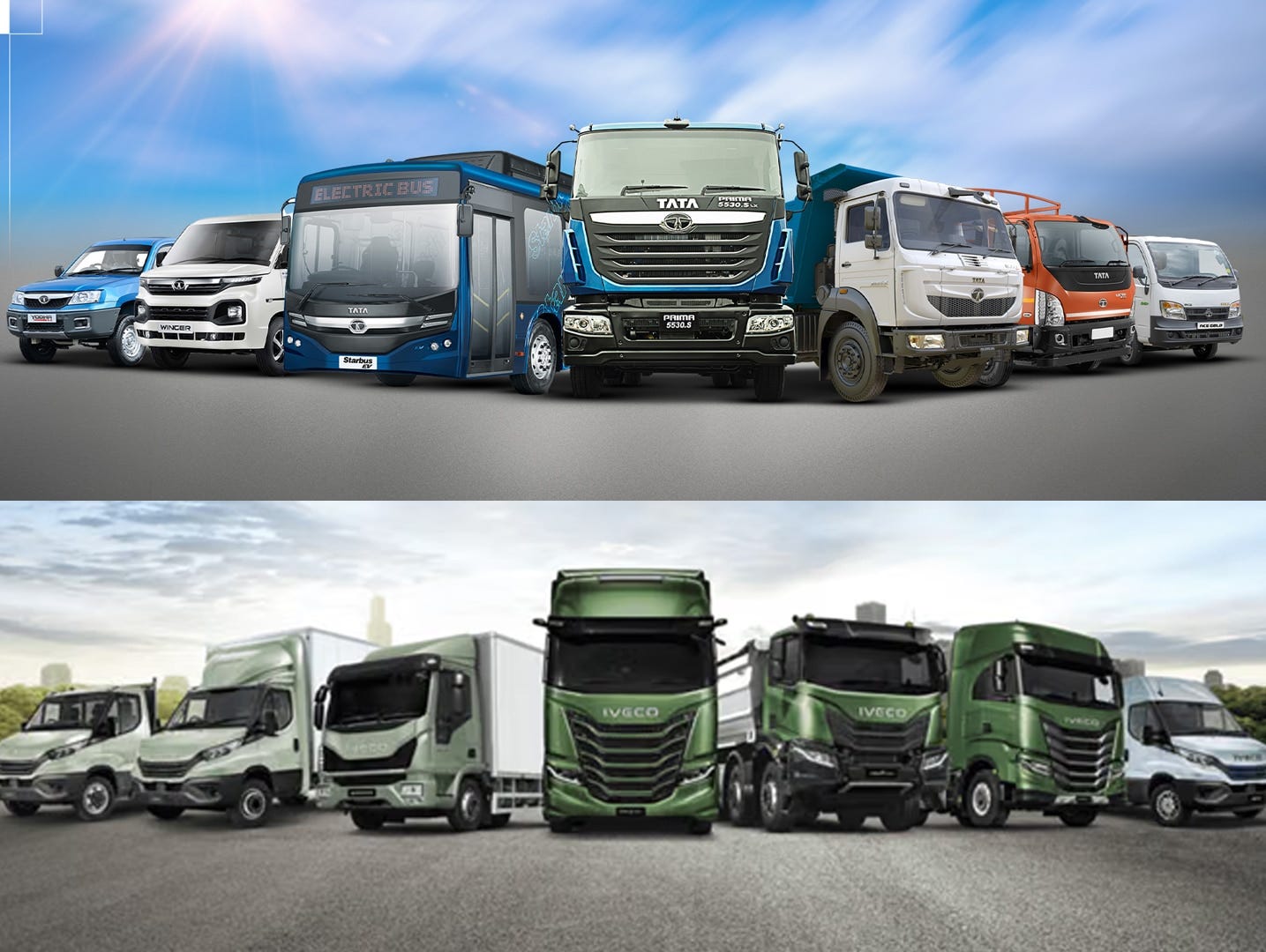 Tata Motors and Iveco Group announce €3.8 billion commercial vehicle merger