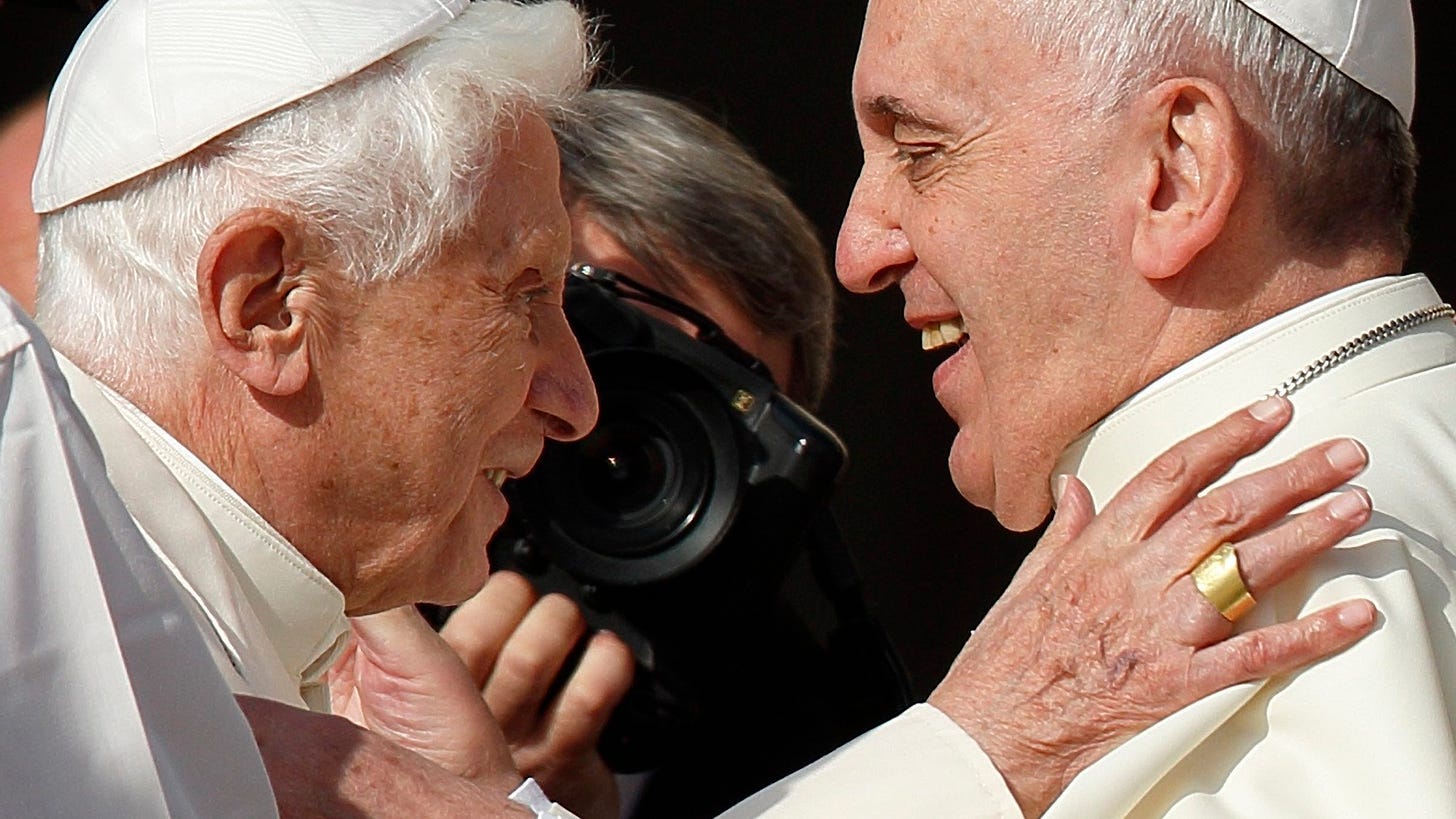 Pope Francis on his relationship with Benedict: 'He always defended me'-  Detroit Catholic