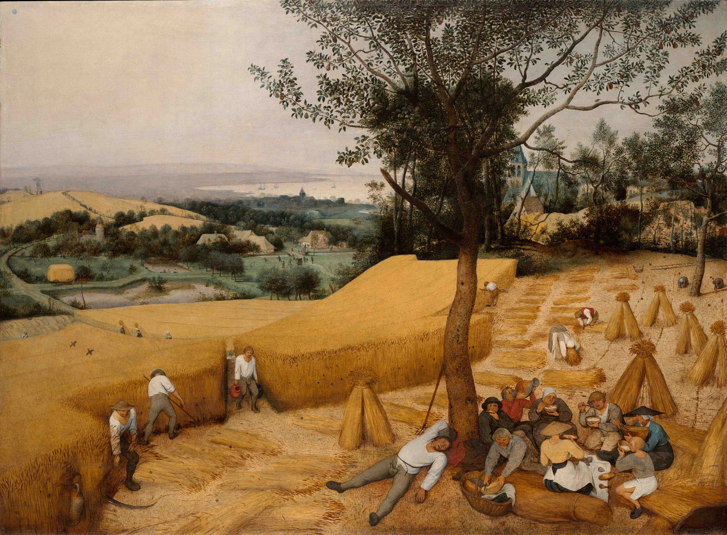 Pieter Bruegel l'Ancien — Les Moissonneurs (1565)