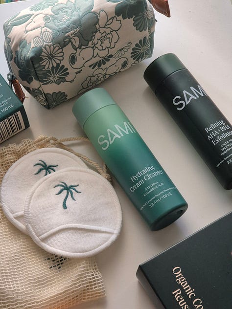 SAMI Skincare products