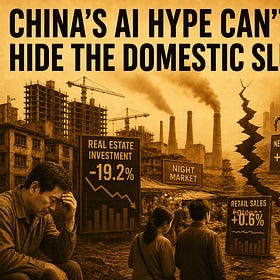 China’s AI Hype Can’t Hide the Domestic Slump