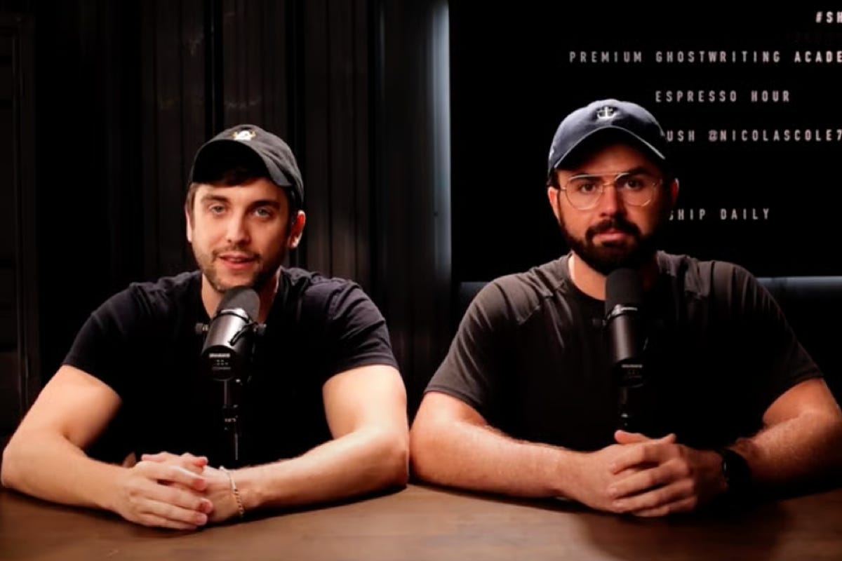 Imagen de Nicolas Cole y Dickie Bush Imagen de Nicolas Cole y Dickie Bush