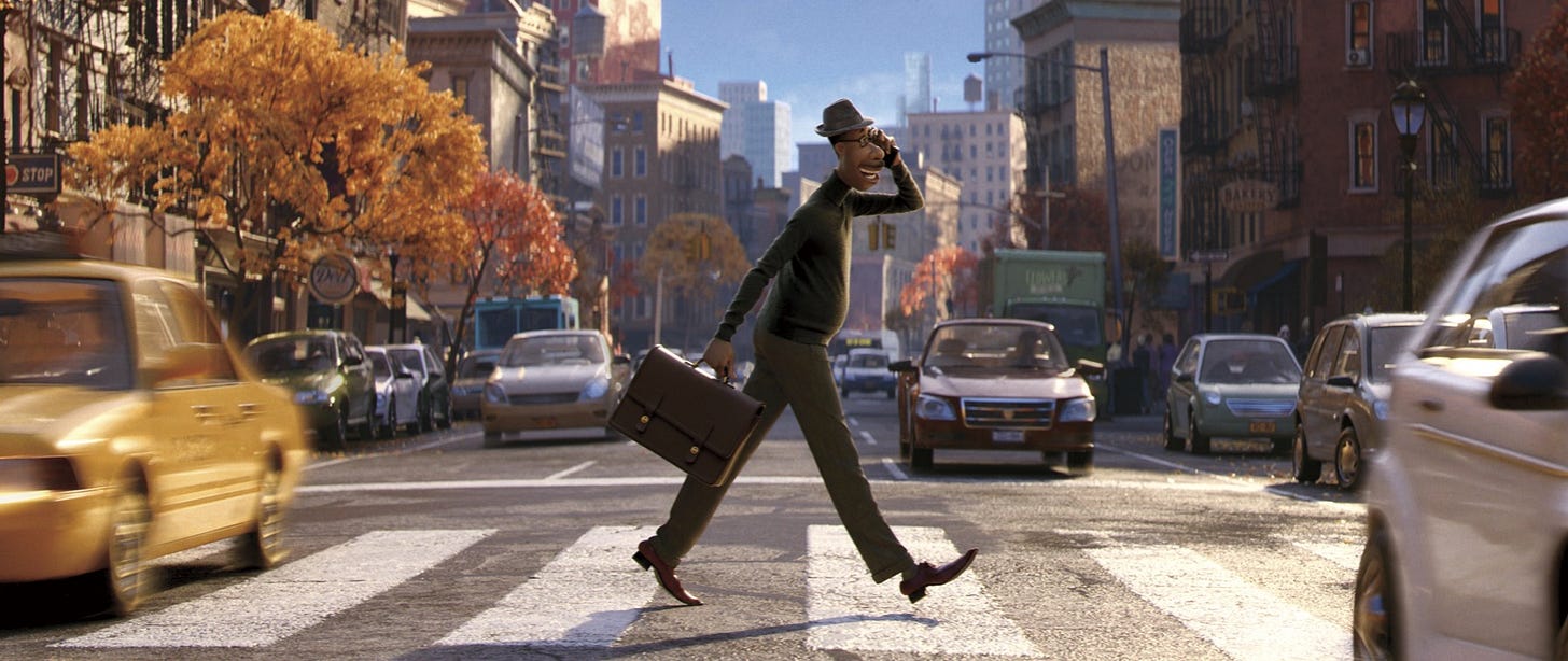 Soul: Pixar Designed a Tactile New York and an Ethereal Great Before