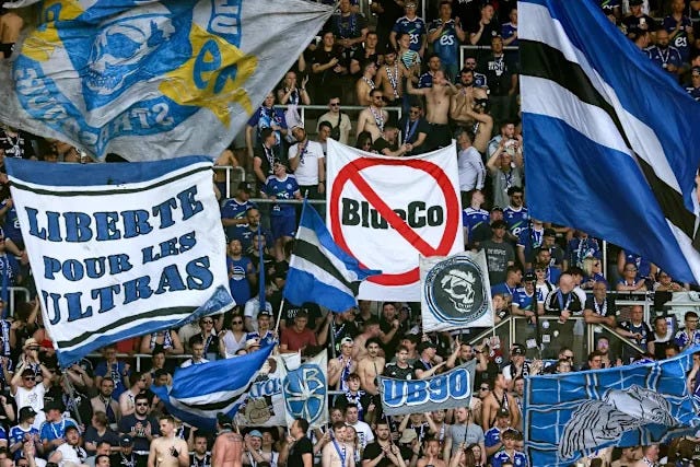 We won't take your support for granted' – BlueCo breaks its silence on  Strasbourg fans' protests - Yahoo Sports