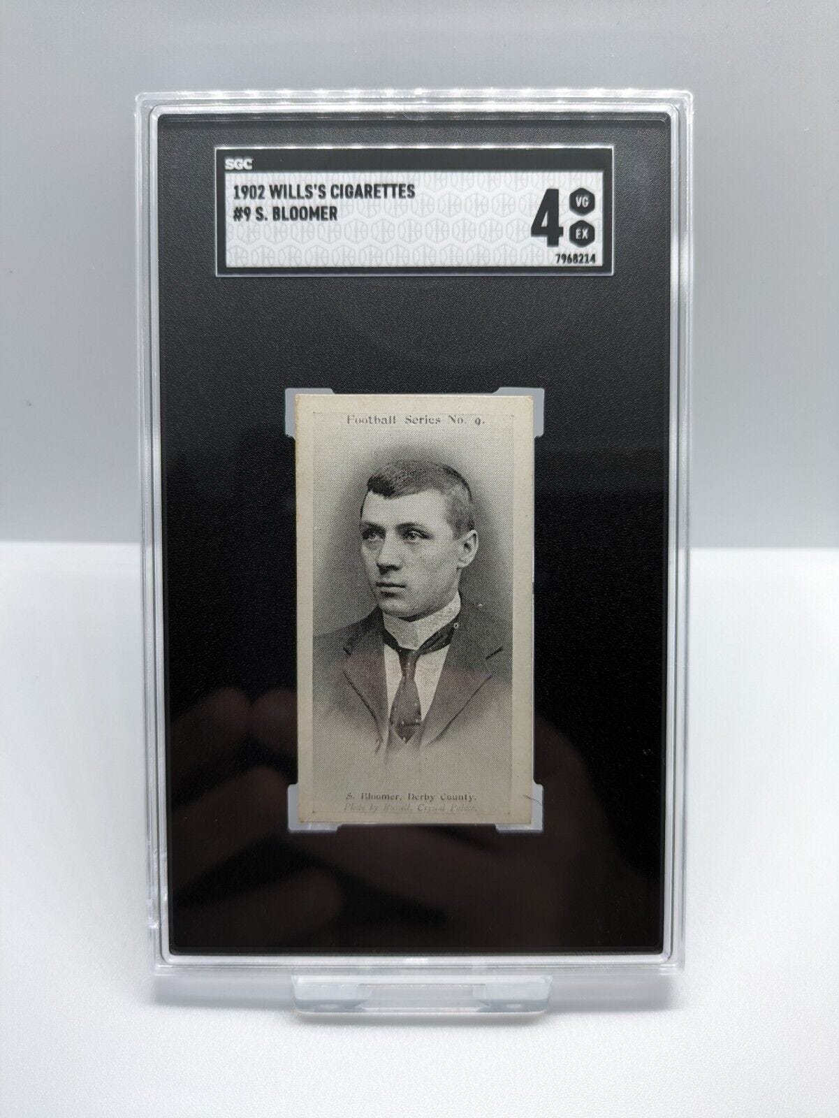 Steve Bloomer 1902 W.D & H.O Wills Cigarettes Football Series #9 SGC 4 - Picture 1 of 2
