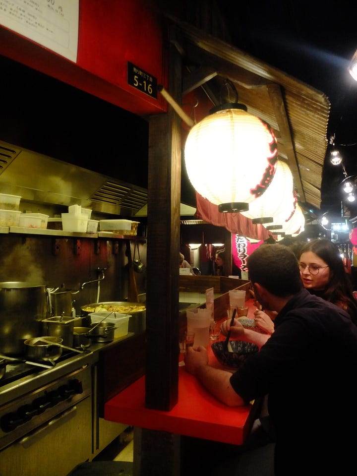 kodawari ramen (yokochō) ramen bar and shio ramen at paris