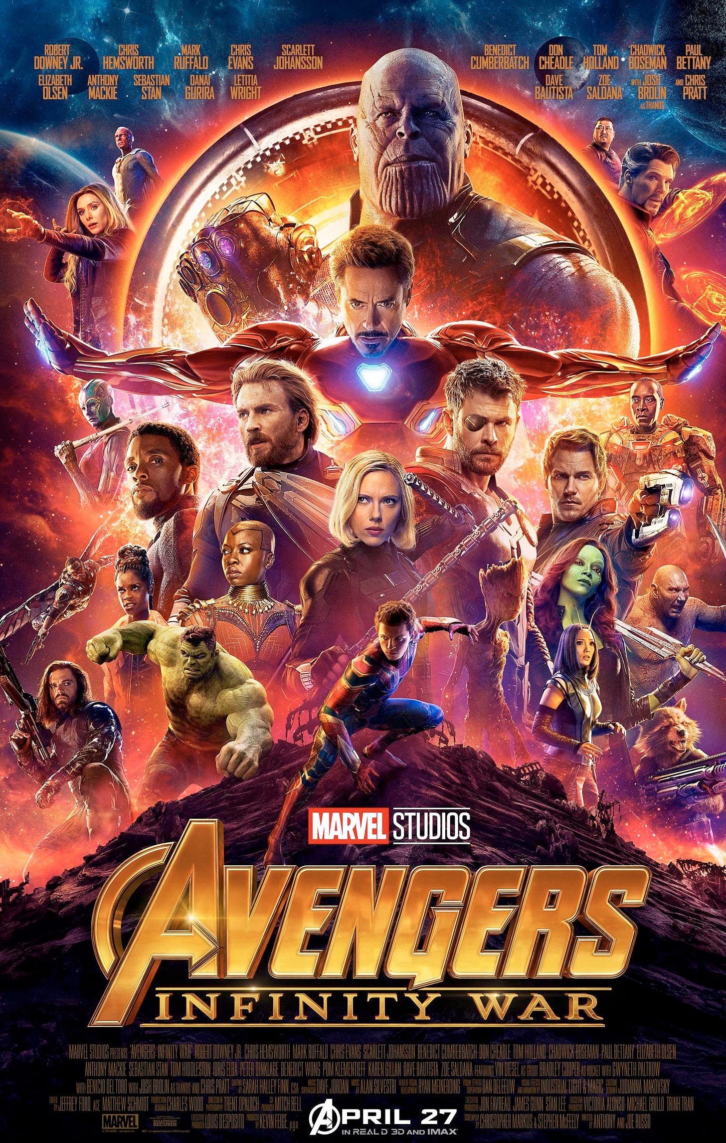 New Avengers: Infinity War Poster in High Resolution : r/marvelstudios