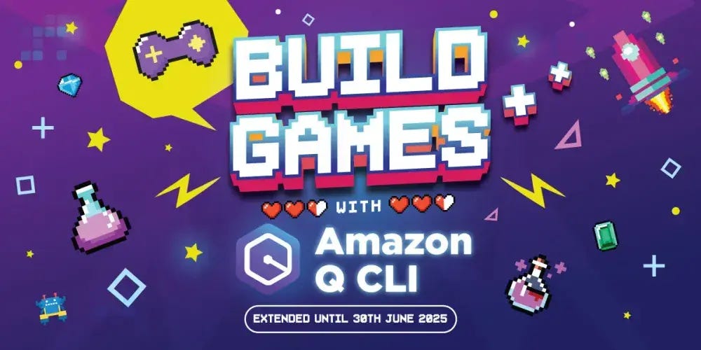 Build Games with Amazon Q CLI and score a T shirt 🏆👕