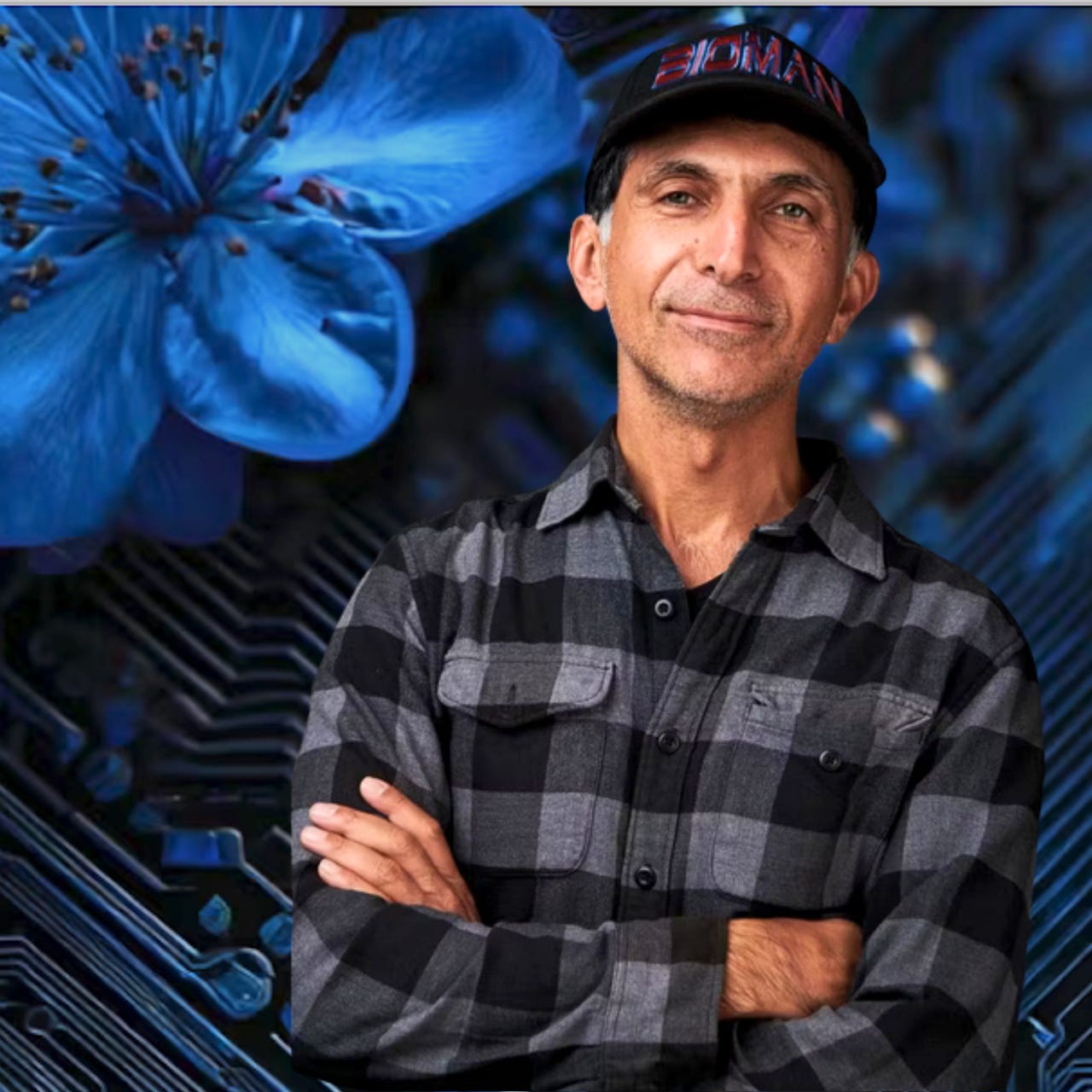 A. A. Rustom's Bioverse logo