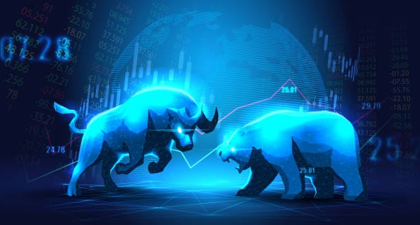 70+ Trading Banner The Bulls And Bears Stock Illustrations, Royalty-Free  Vector Graphics & Clip Art - iStock