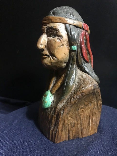 Indian Bust - janet wolfinger