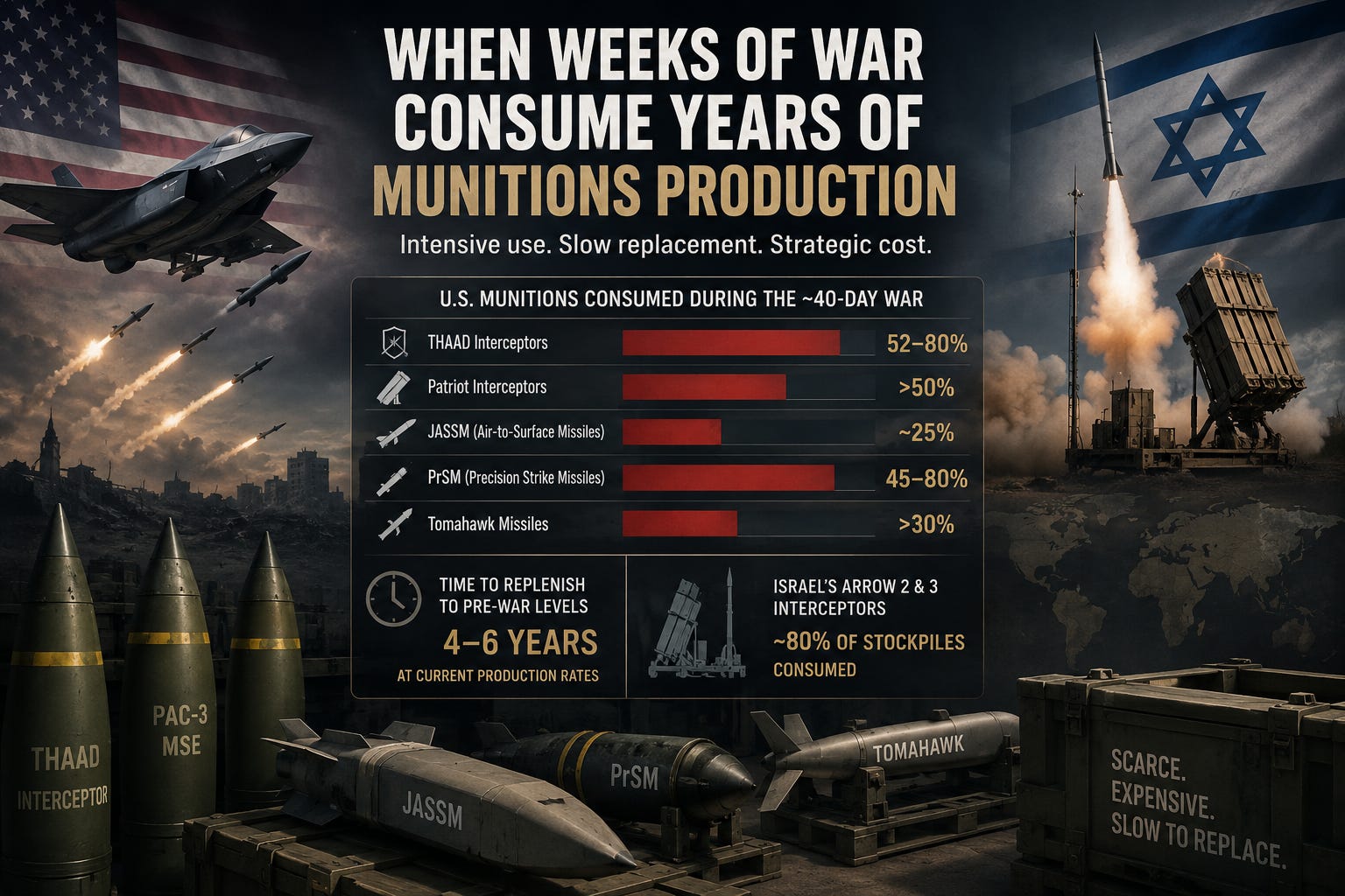 When Weeks of War Consume Years of Munitions Production