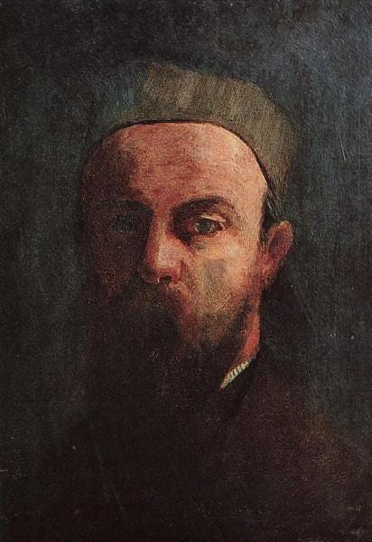 Self Portrait, 1880 - Odilon Redon