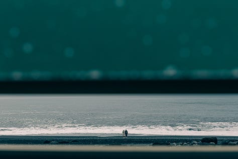 Various images showing negative space in street photography